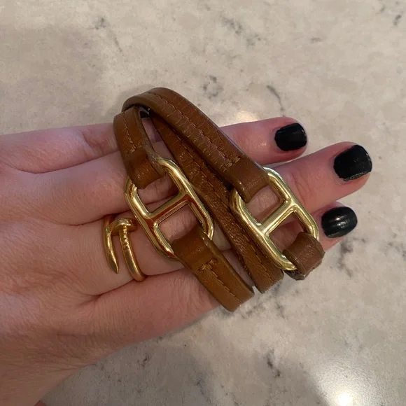 Tory Burch | Jewelry | Tory Burch Wrap Leather Bracelet  display picture 3